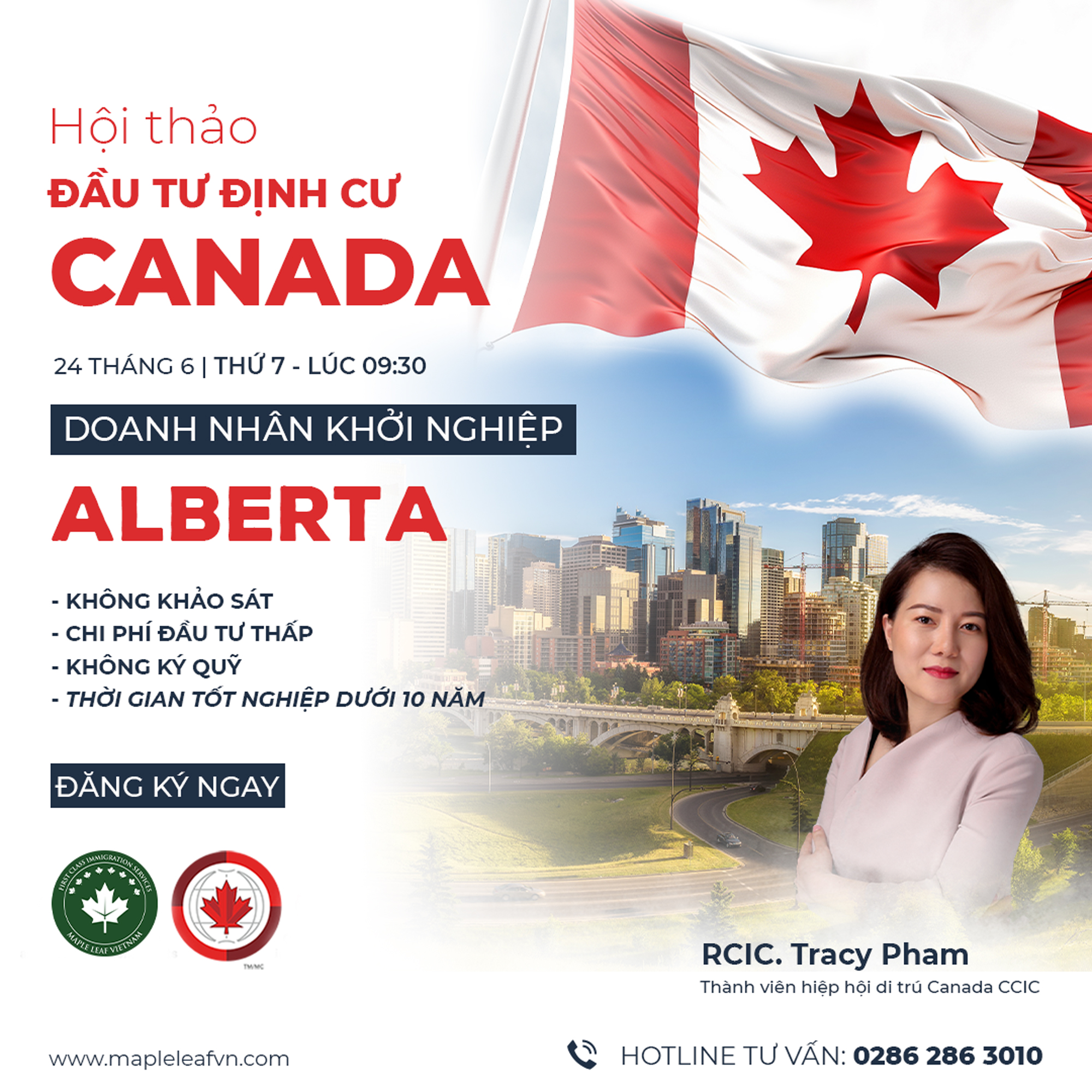 Hội thảo đầu tư định cư canada alberta - Maple Leaf Việt Nam