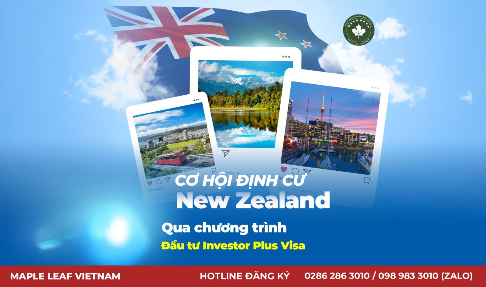 Cơ hội định cư New Zealand - Maple Leaf Việt Nam