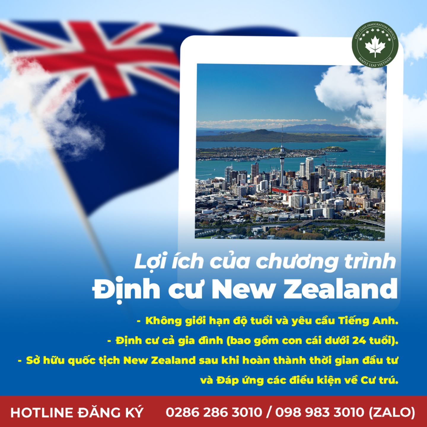 Lợi ích chương trình định cư Newzealand - Maple Leaf Việt Nam