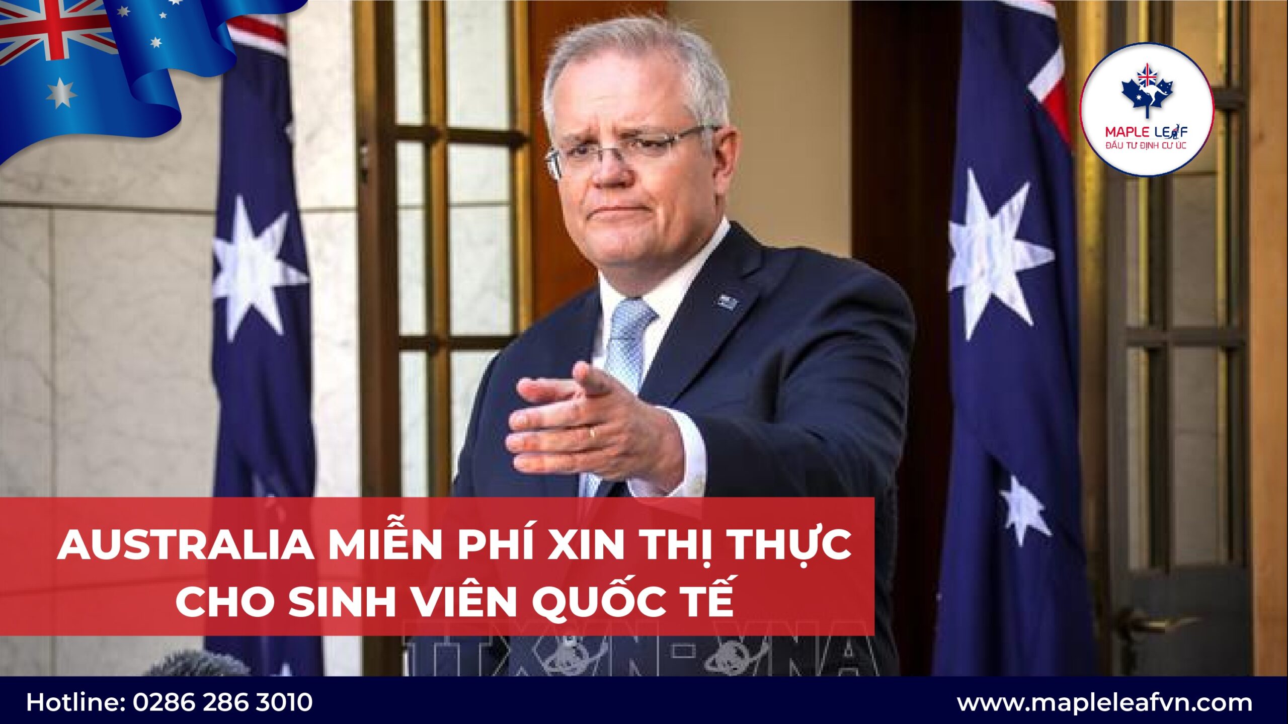 Australia miễn phí xin thị thực cho sinh viên quốc tế - Maple Leaf Việt Nam