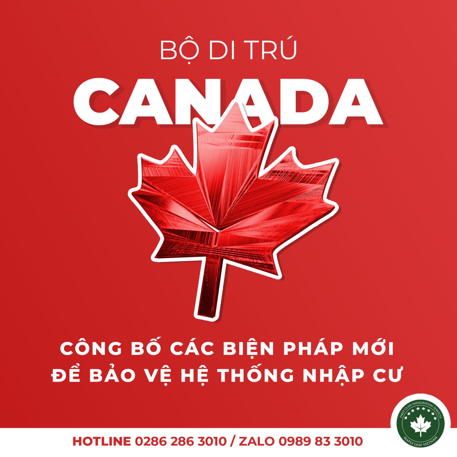 Các biện pháp mới để bảo vệ hệ thống nhập cư - Maple Leaf Việt Nam
