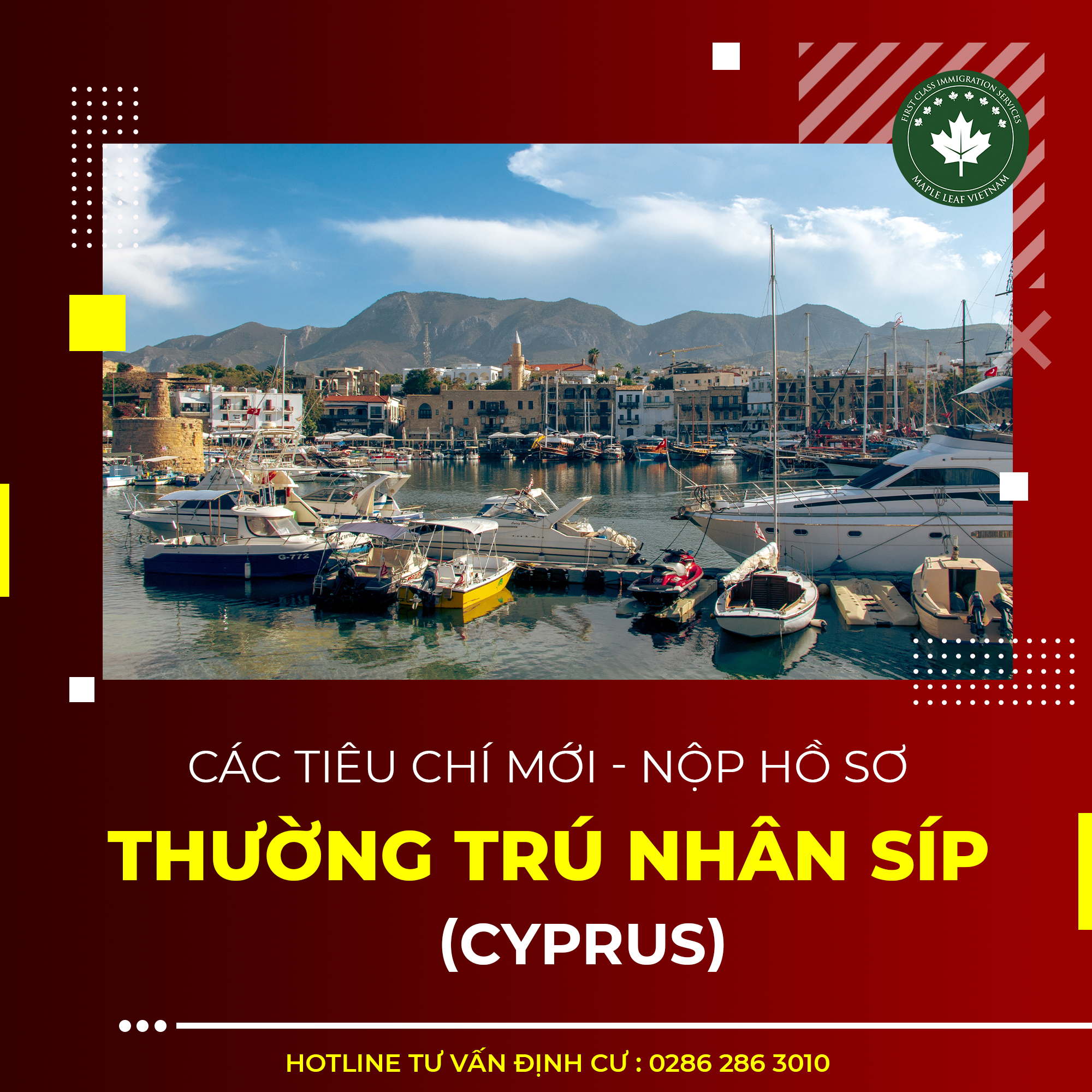 Các tiêu chí mới khi nộp hồ sơ thường trú nhân síp - Maple Leaf Việt Nam