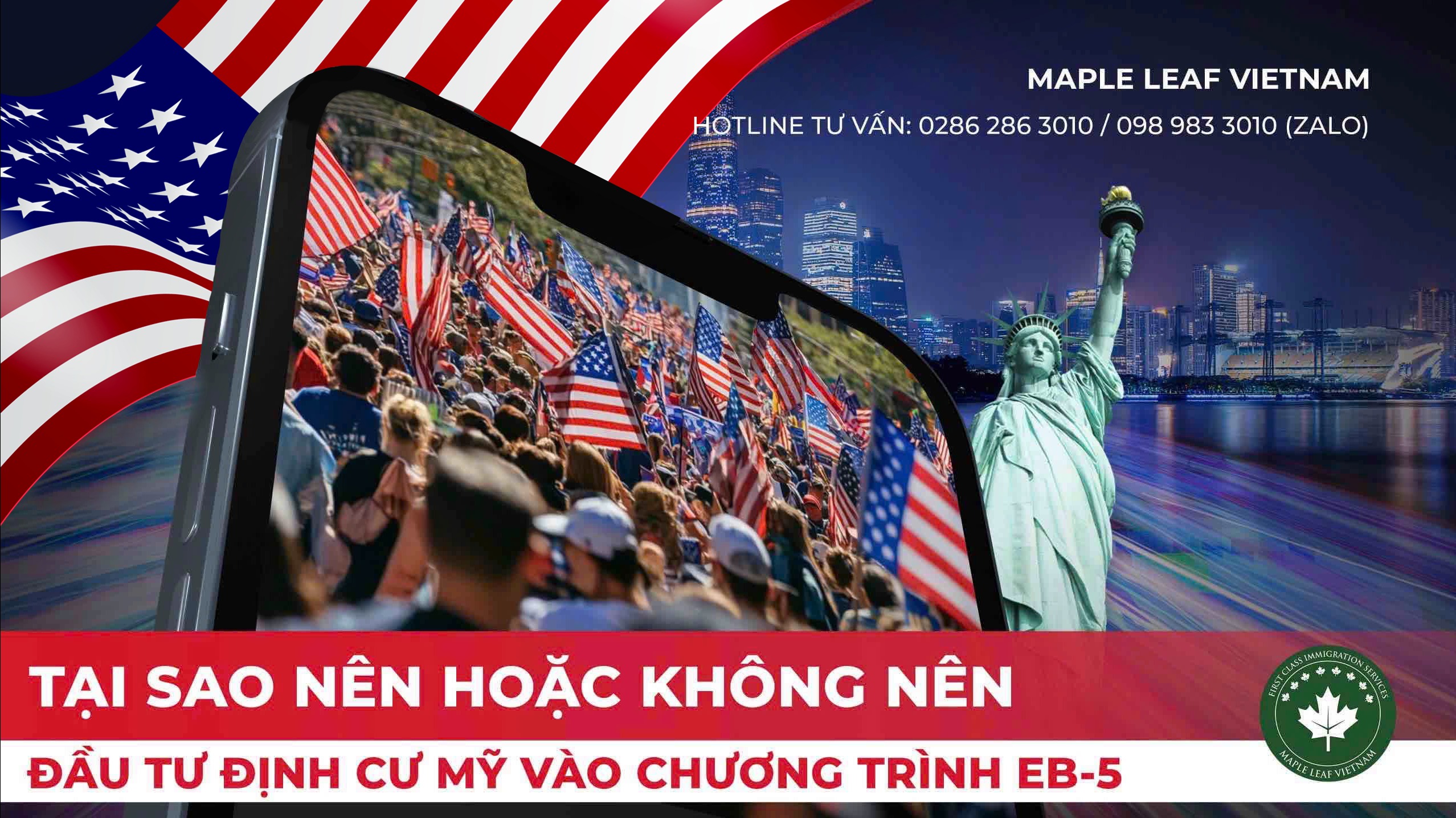 Có nên đầu tư định cư mỹ thông qua chương trình eb-5 - Maple Leaf Việt Nam
