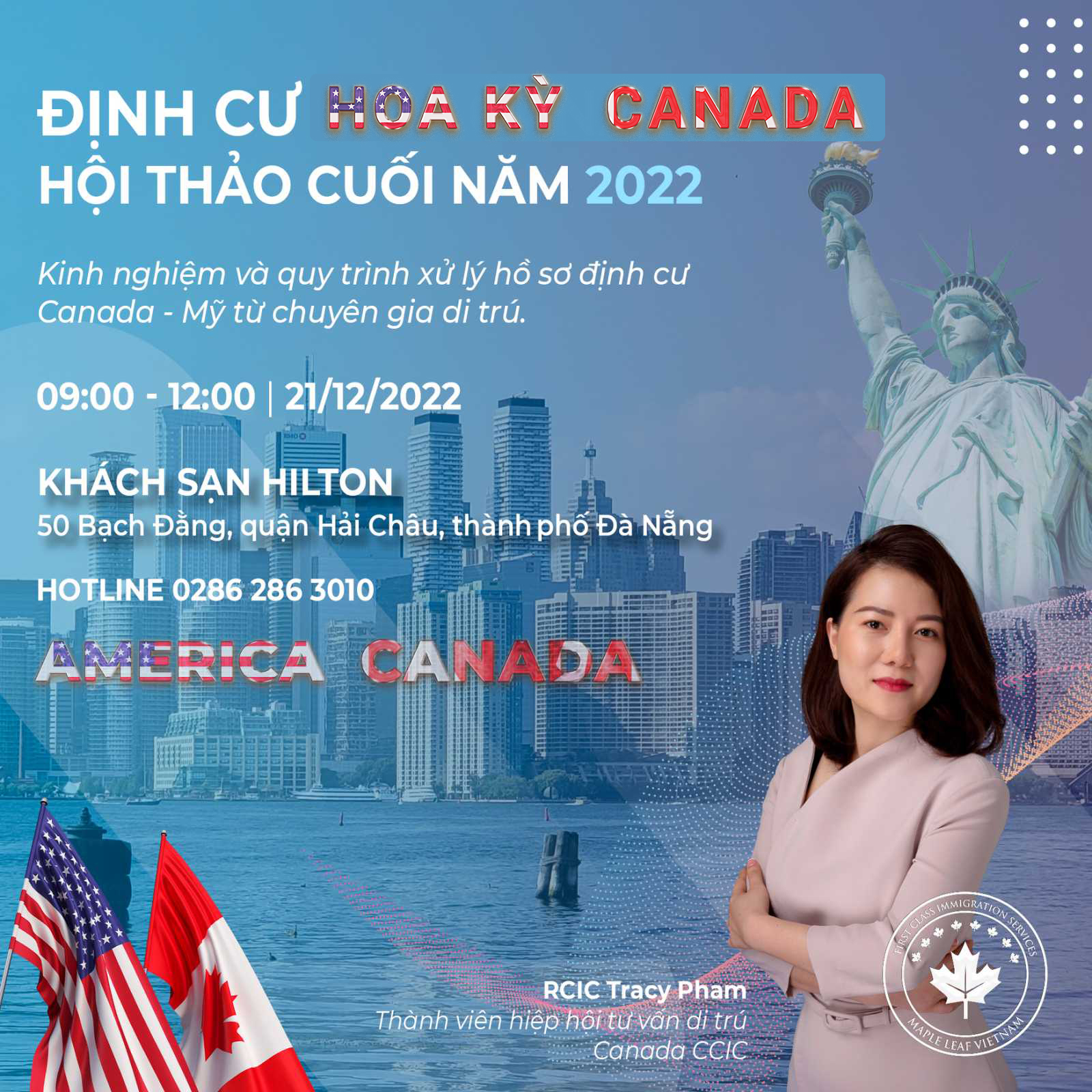 Định cư Hoa Kỳ Canada - Hội thảo Maple Leaf Việt Nam tại Đà Nẵng