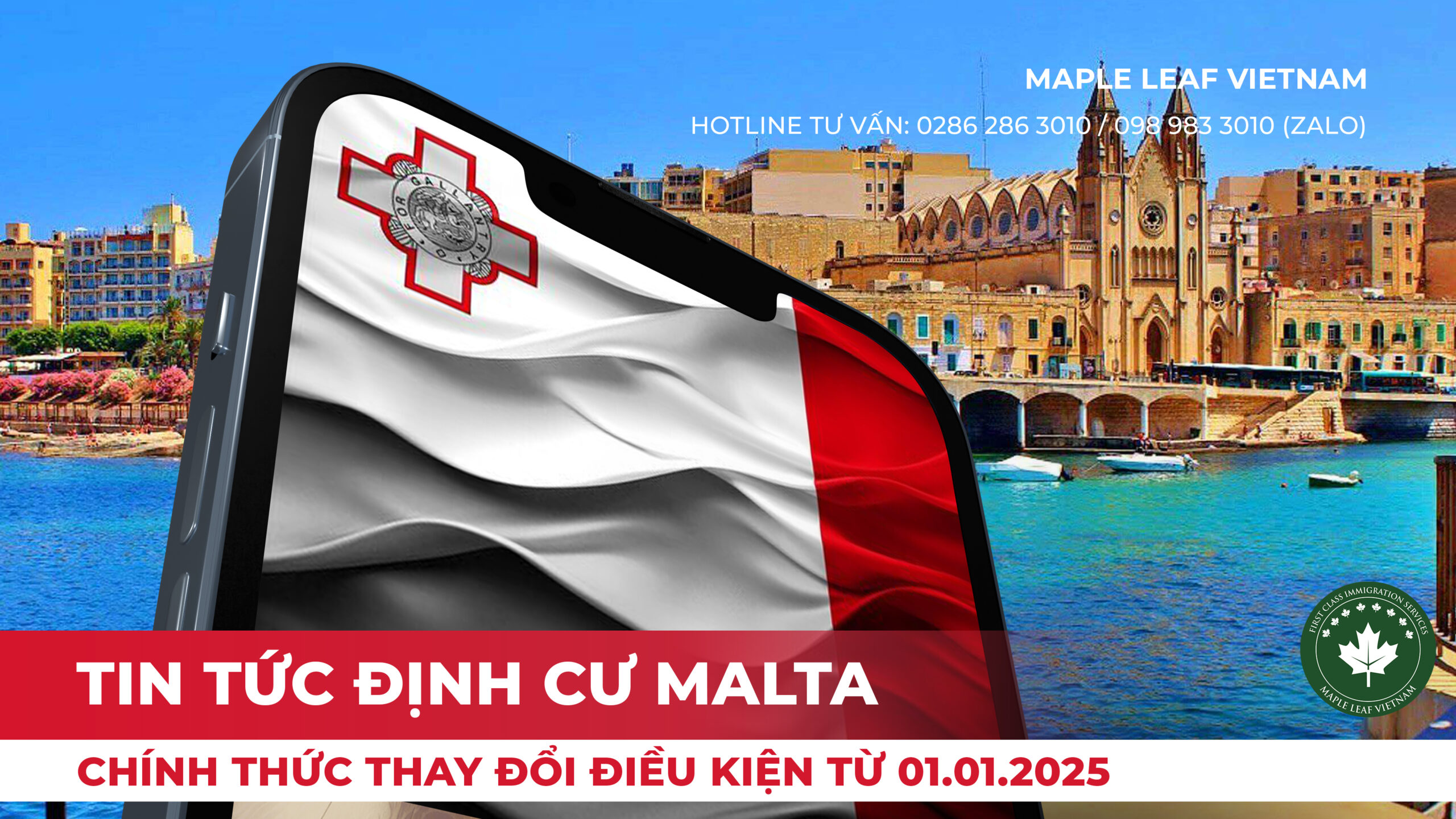 Định cư malta thay đổi điều kiện - Maple Leaf Việt Nam