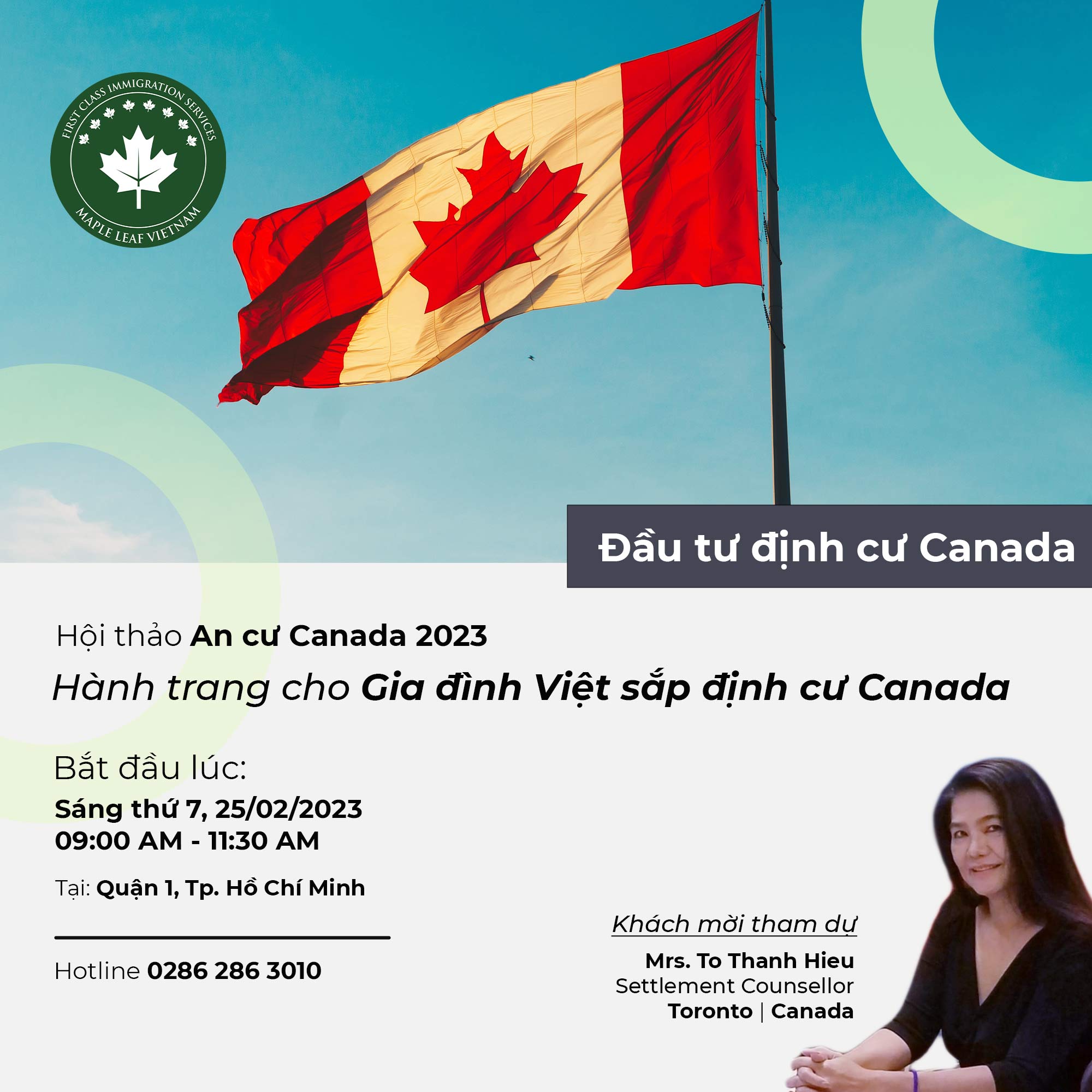 Hội thảo an cư Canada 2023 - Maple Leaf Việt Nam