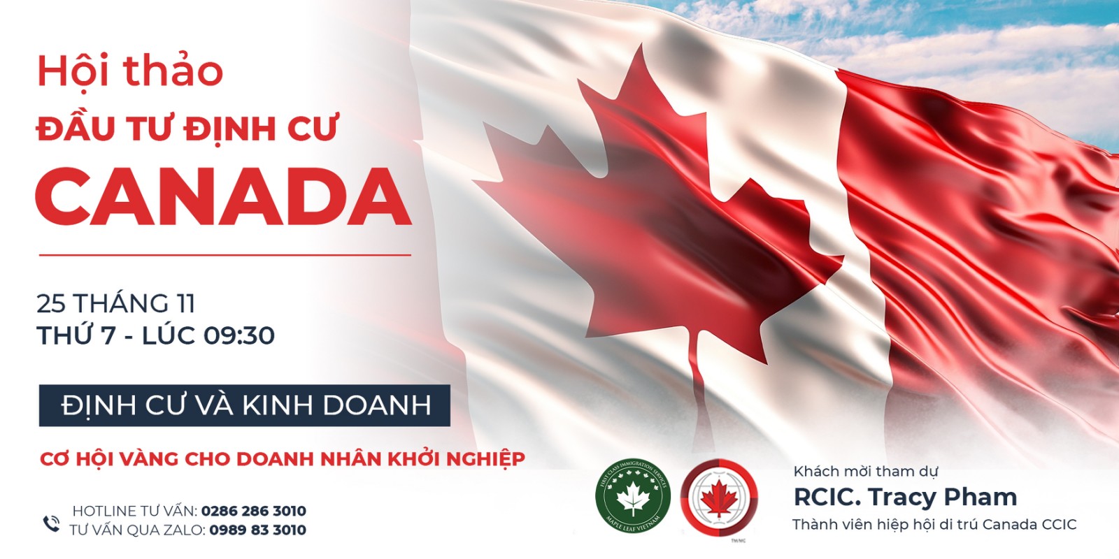 Hội thảo Định cư Canada SUV - Maple Leaf Việt Nam