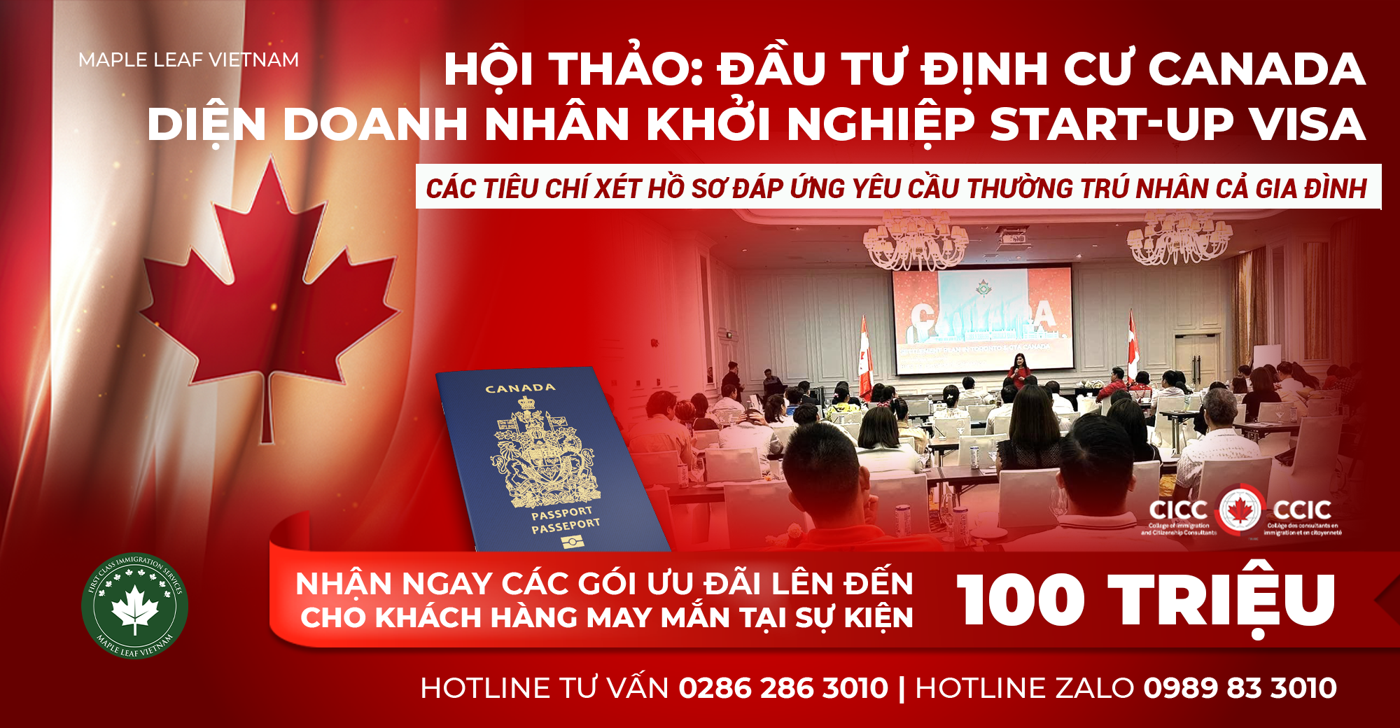 Đầu tư Định cư Canada diện doanh nhân Start-up Visa - Maple Leaf Việt Nam