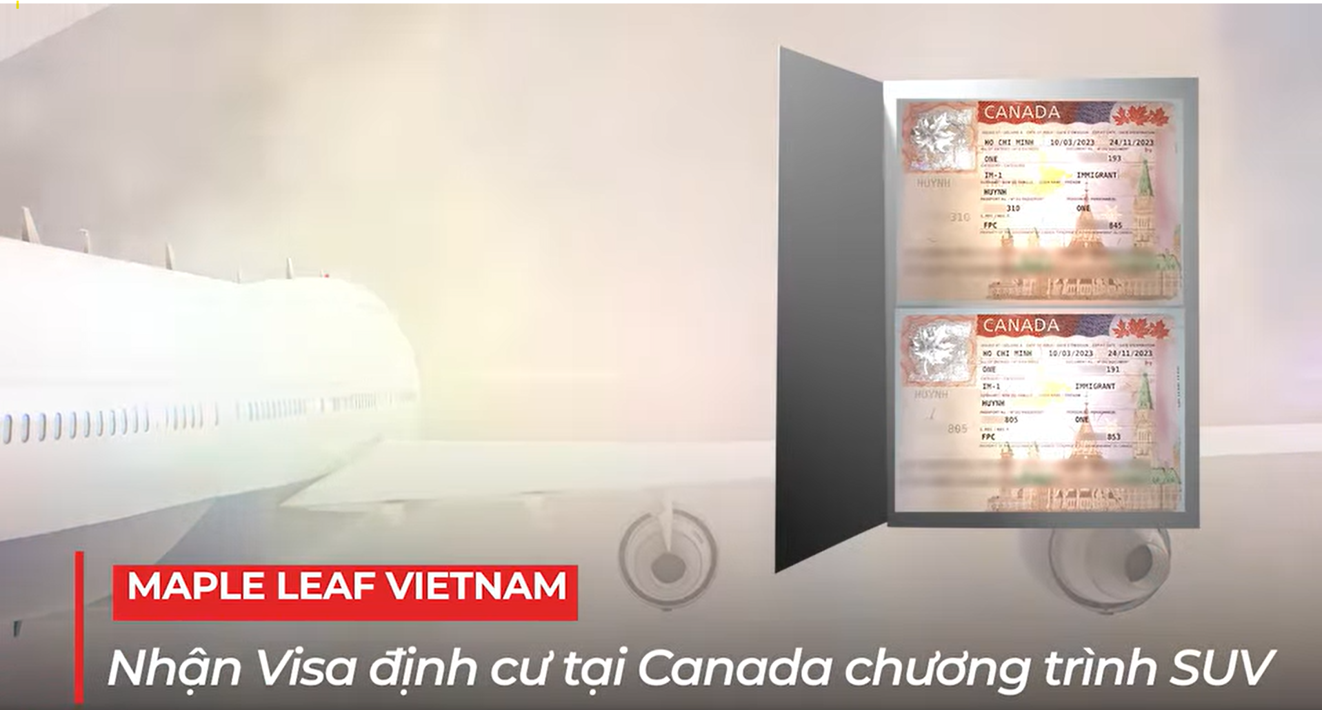 Maple Leaf Việt Nam chúc mừng khách hàng nhận Visa định cư Canada diện SUV