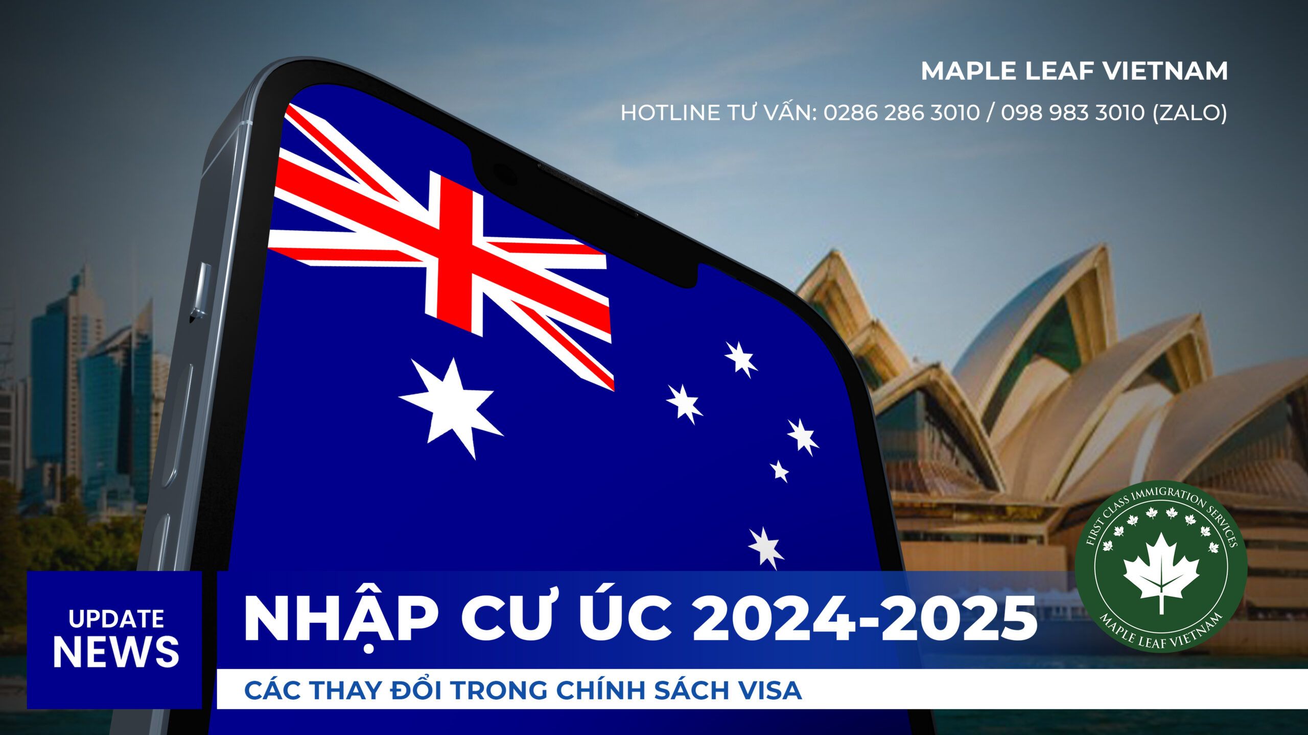 Các thay đổi chính sách Visa nhập cư úc - Maple Leaf Việt Nam