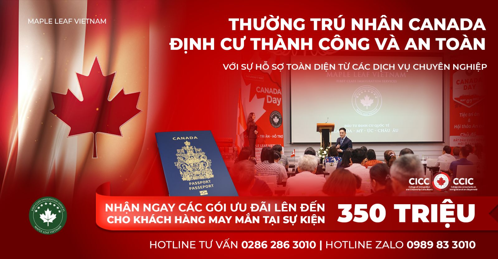 Sự kiện - Thường trú nhân Canada cho Gia đình - Maple Leaf Việt Nam