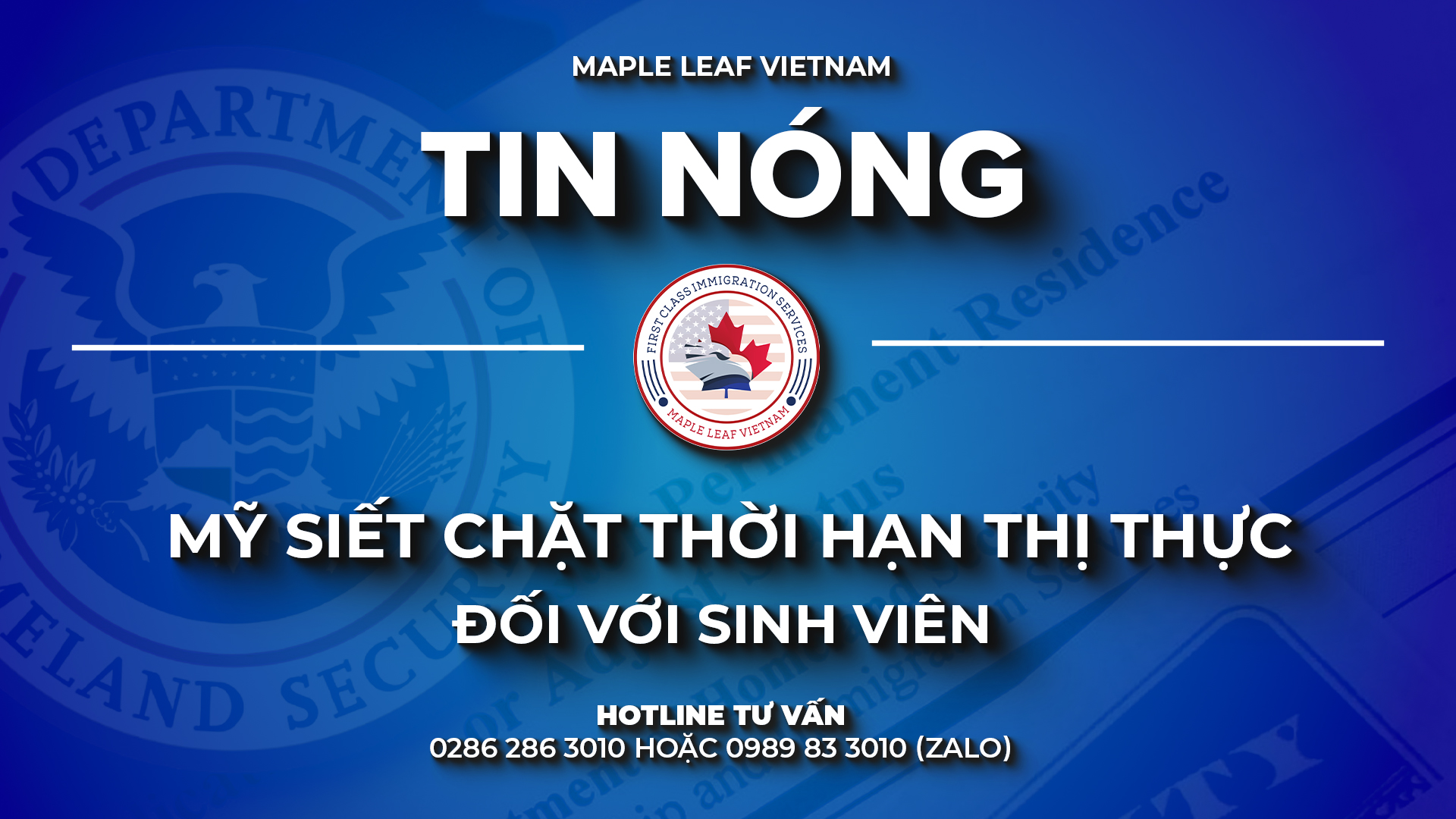 Hot new - Mỹ siết chặt thời hạn thị thực Visa