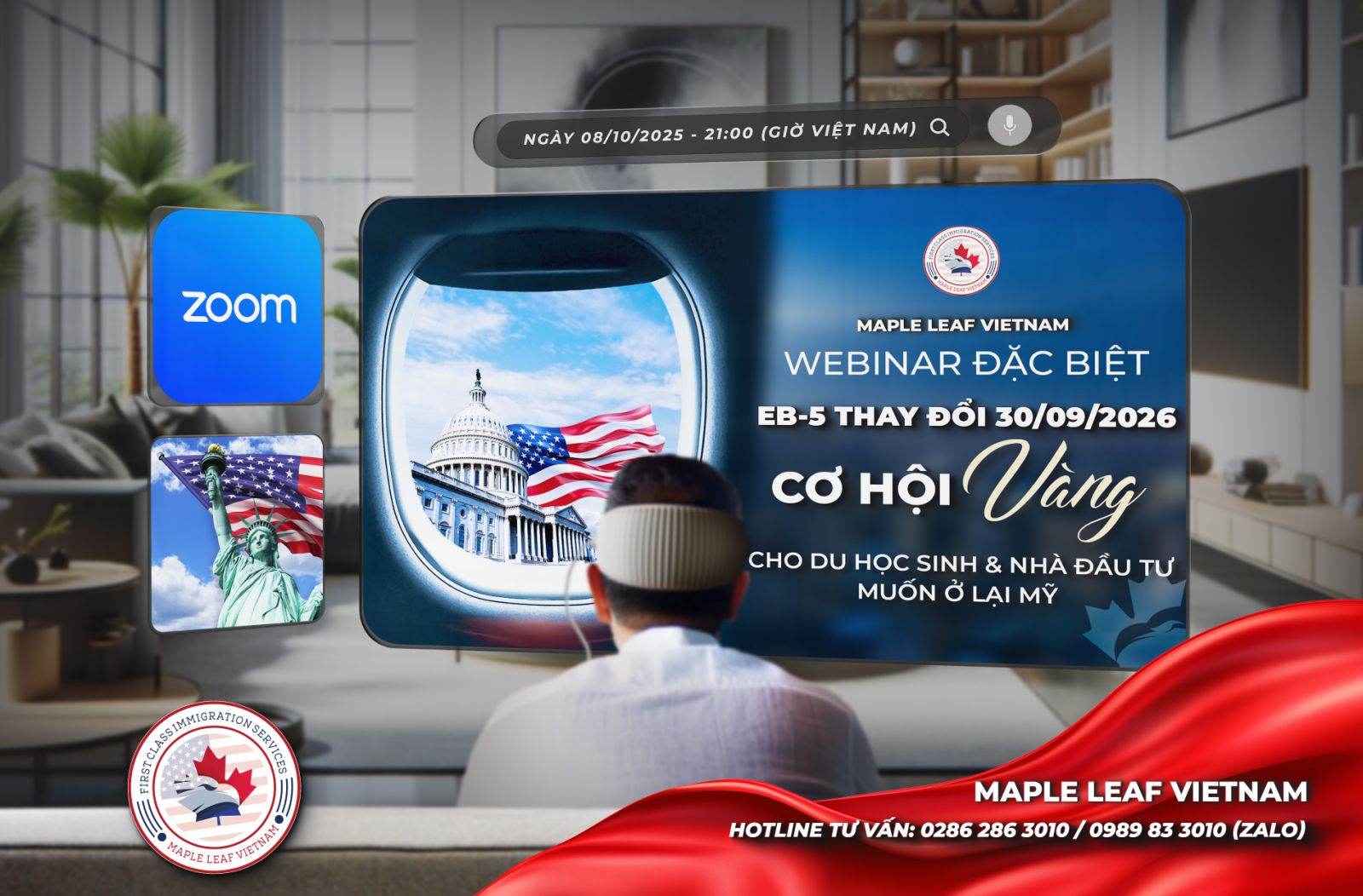 Webinar Đầu tư EB-5 Cơ hội cho du học sinh và nhà đầu tư