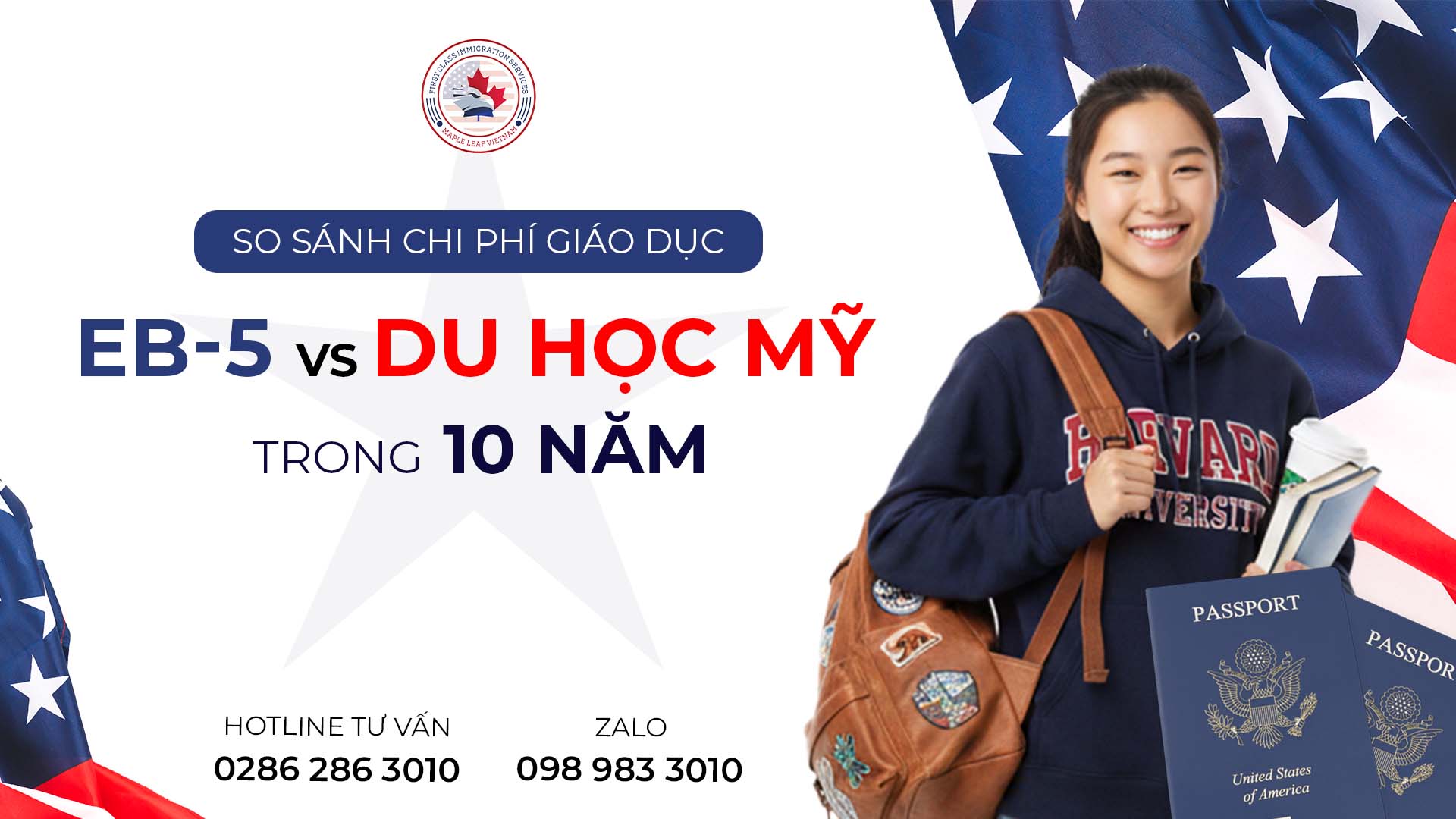 So Soánh Chi Phí Giáo Dục Mỹ 10 Năm: Đầu Tư EB-5 Hay Du Học Truyền Thống