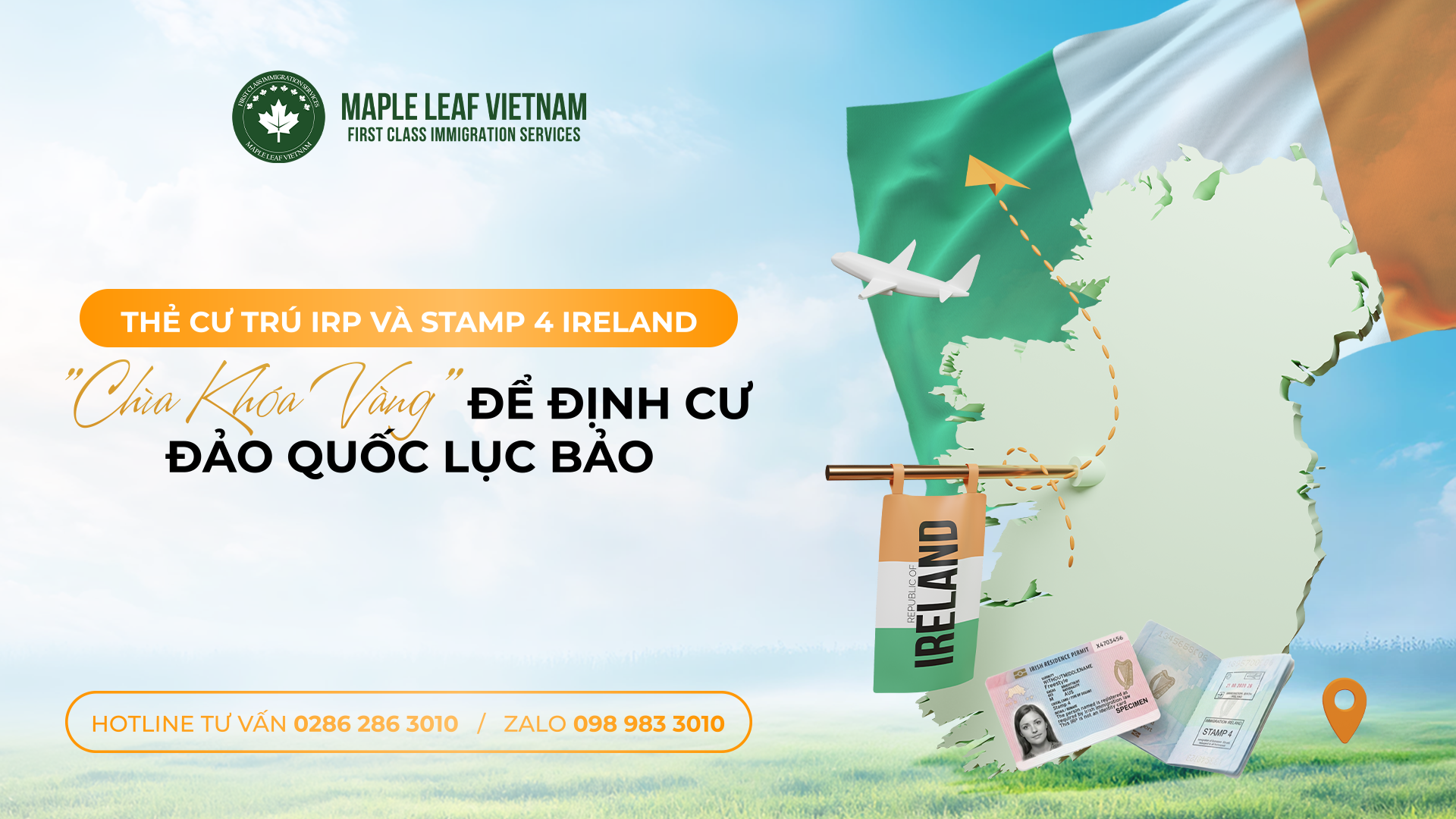 Thẻ cư trú IRP và Stamp 4 Ireland: "Chìa Khóa Vàng" Định Cư Đảo Quốc Lục Bảo.